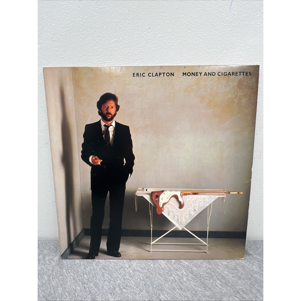 Eric Clapton Money and Cigarettes LP Vinyl Warner Bros 23773-1 EX 1983 The Shape
